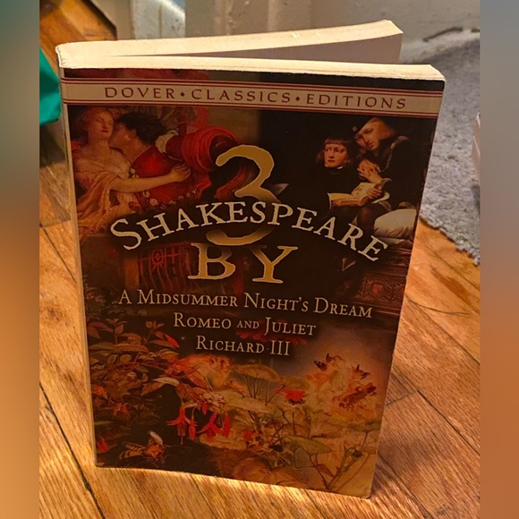📚Book📚 William Shakespeare 3 By Dover Classics Editions - Picture 1 of 1
